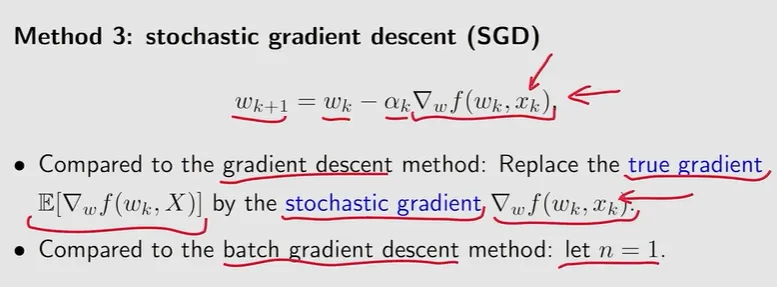 批梯度与随机梯度对比