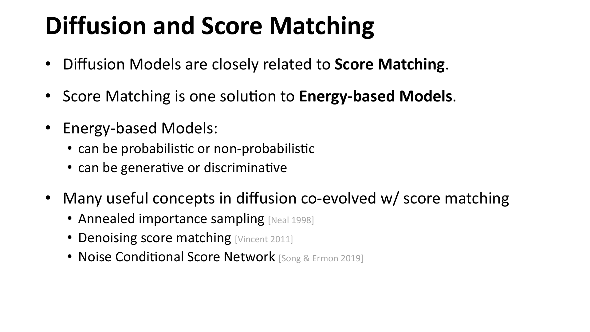 Diffusion 和 score matching 的关系